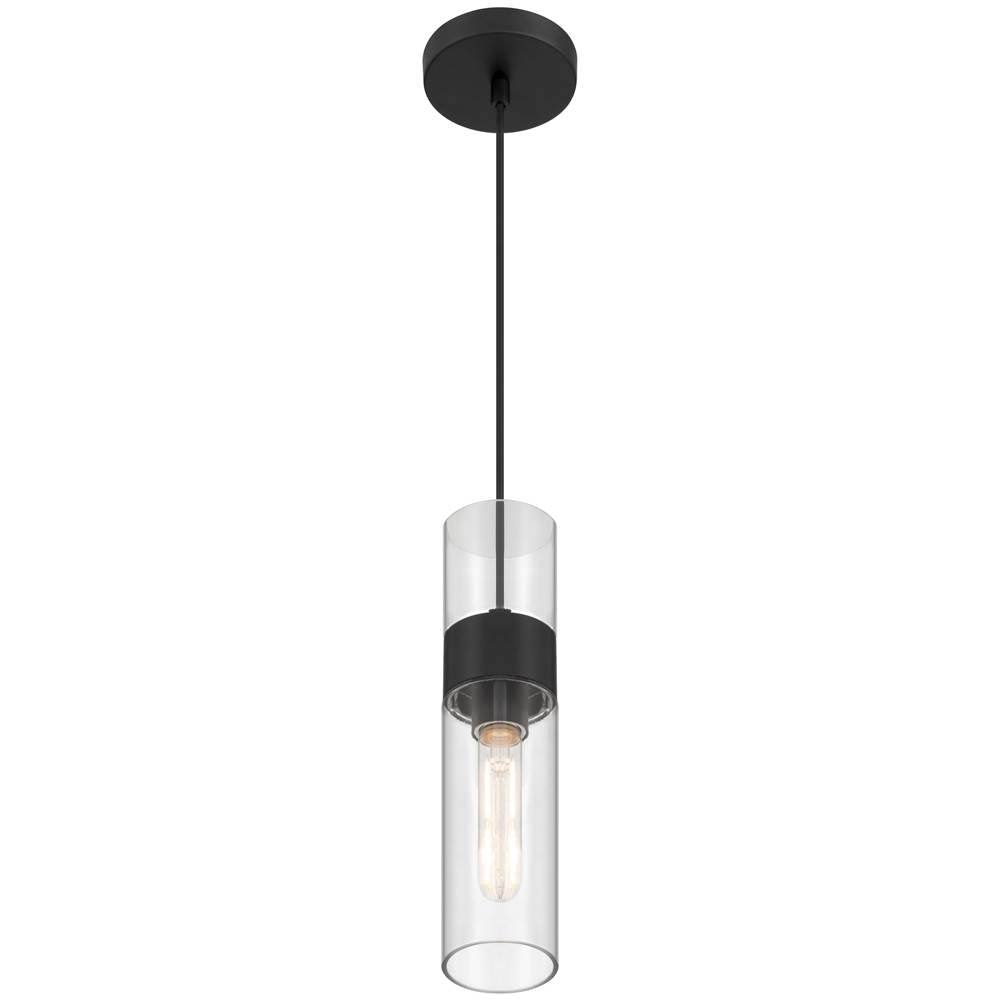 Access Lighting 52009LEDDLP-MBL/CLR Matte Black 1 Light Led Pendant Image 5