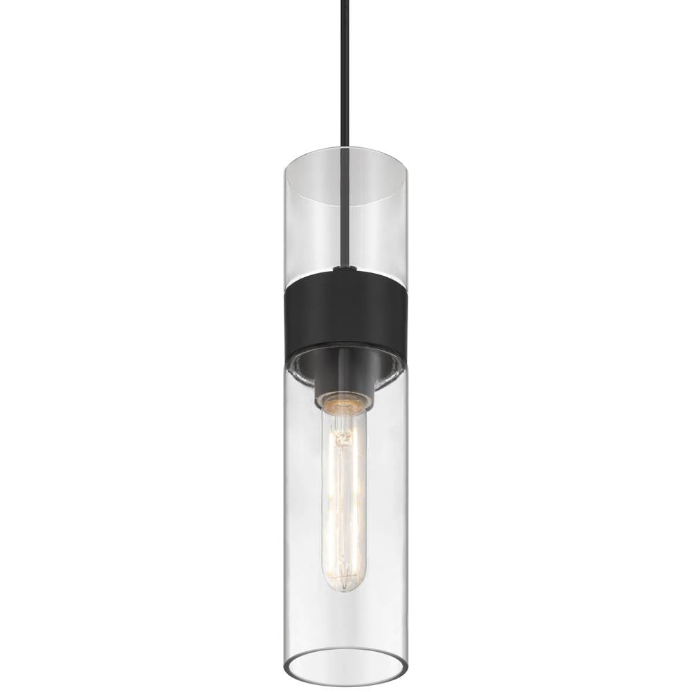 Access Lighting 52009LEDDLP-MBL/CLR Matte Black 1 Light Led Pendant Image 3