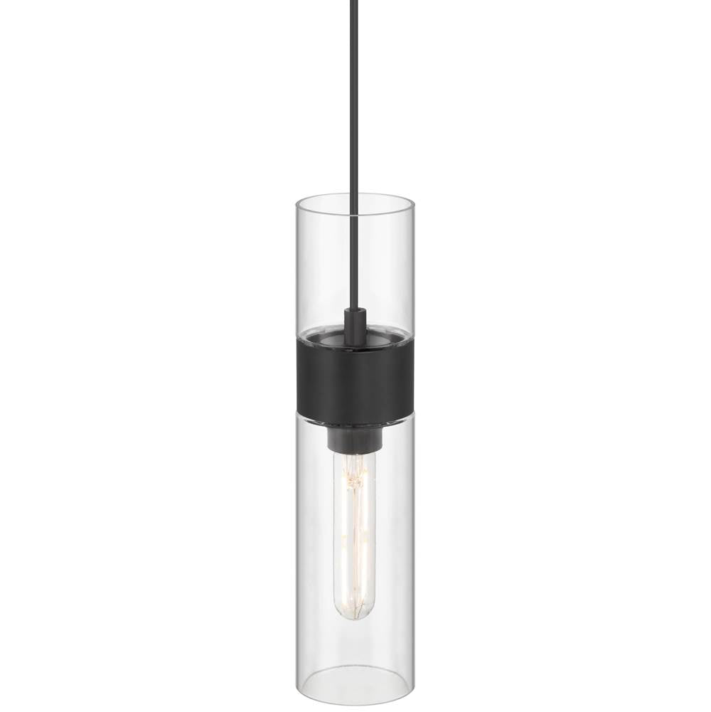 Access Lighting 52009LEDDLP-MBL/CLR Matte Black 1 Light Led Pendant Image 2