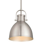 Access Lighting 52010-BS Brushed Steel 1 Light Pendant Image 3