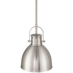 Access Lighting 52010-BS Brushed Steel 1 Light Pendant Image 2