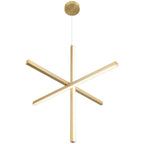 Access Lighting 52065LEDD-BG/ACR Brushed Gold Led Pendant Image 7