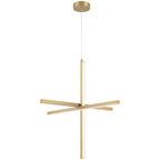 Access Lighting 52065LEDD-BG/ACR Brushed Gold Led Pendant Image 6