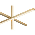 Access Lighting 52065LEDD-BG/ACR Brushed Gold Led Pendant Image 4