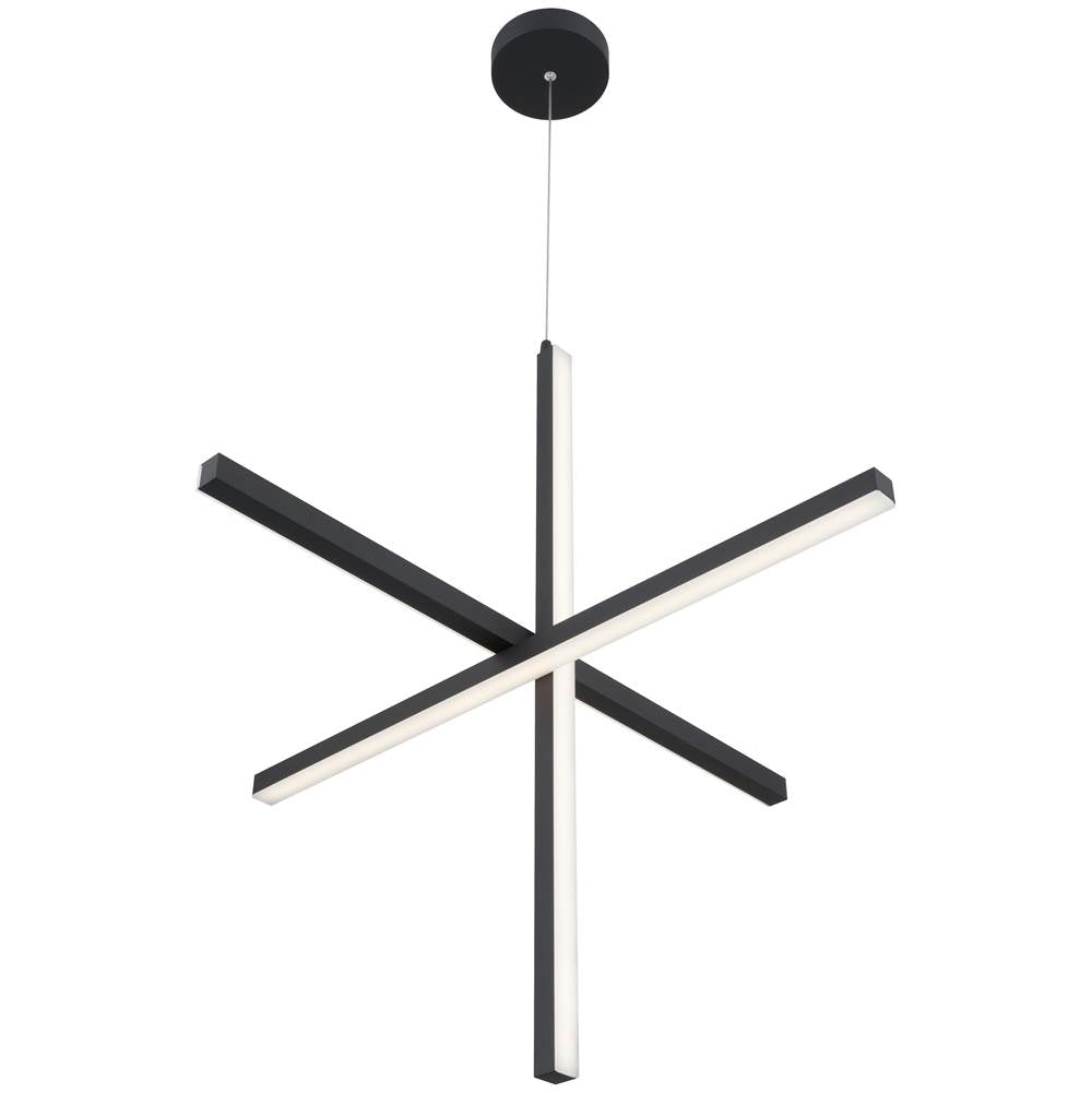 Access Lighting 52065LEDD-BL/ACR Black Led Pendant Image 6