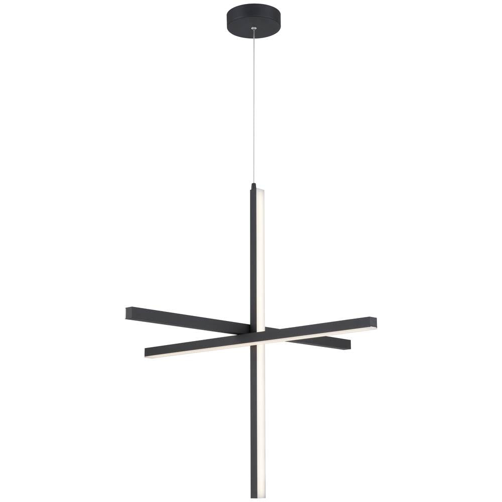 Access Lighting 52065LEDD-BL/ACR Black Led Pendant Image 5