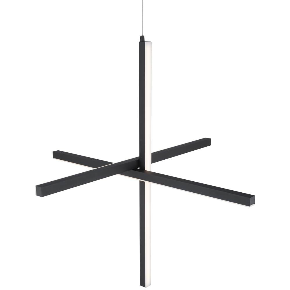 Access Lighting 52065LEDD-BL/ACR Black Led Pendant Image 4
