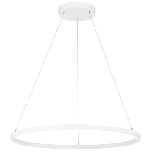 Access Lighting 52067LEDD-MWH/ACR Matte White Dual Voltage Led Pendant Image 1