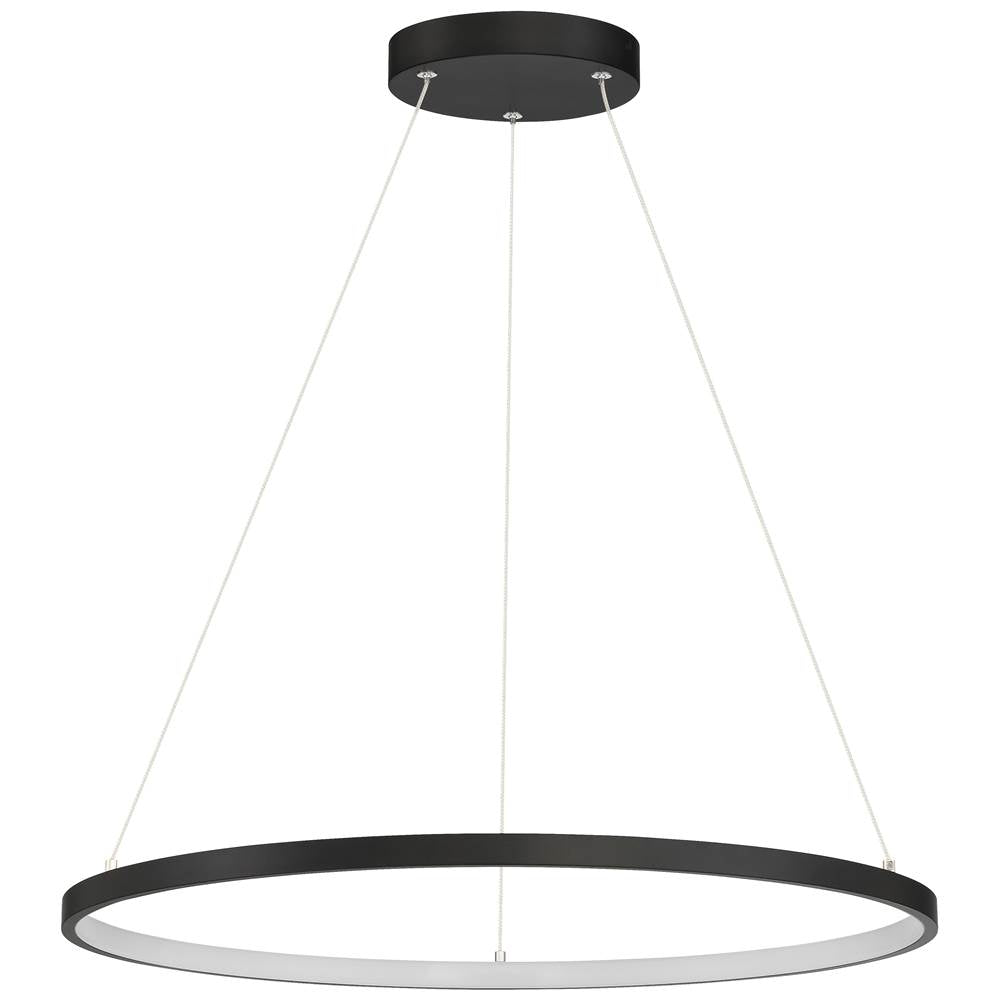 Access Lighting 52068LEDD-MBL/ACR Matte Black Dual Voltage Led Pendant Image 1