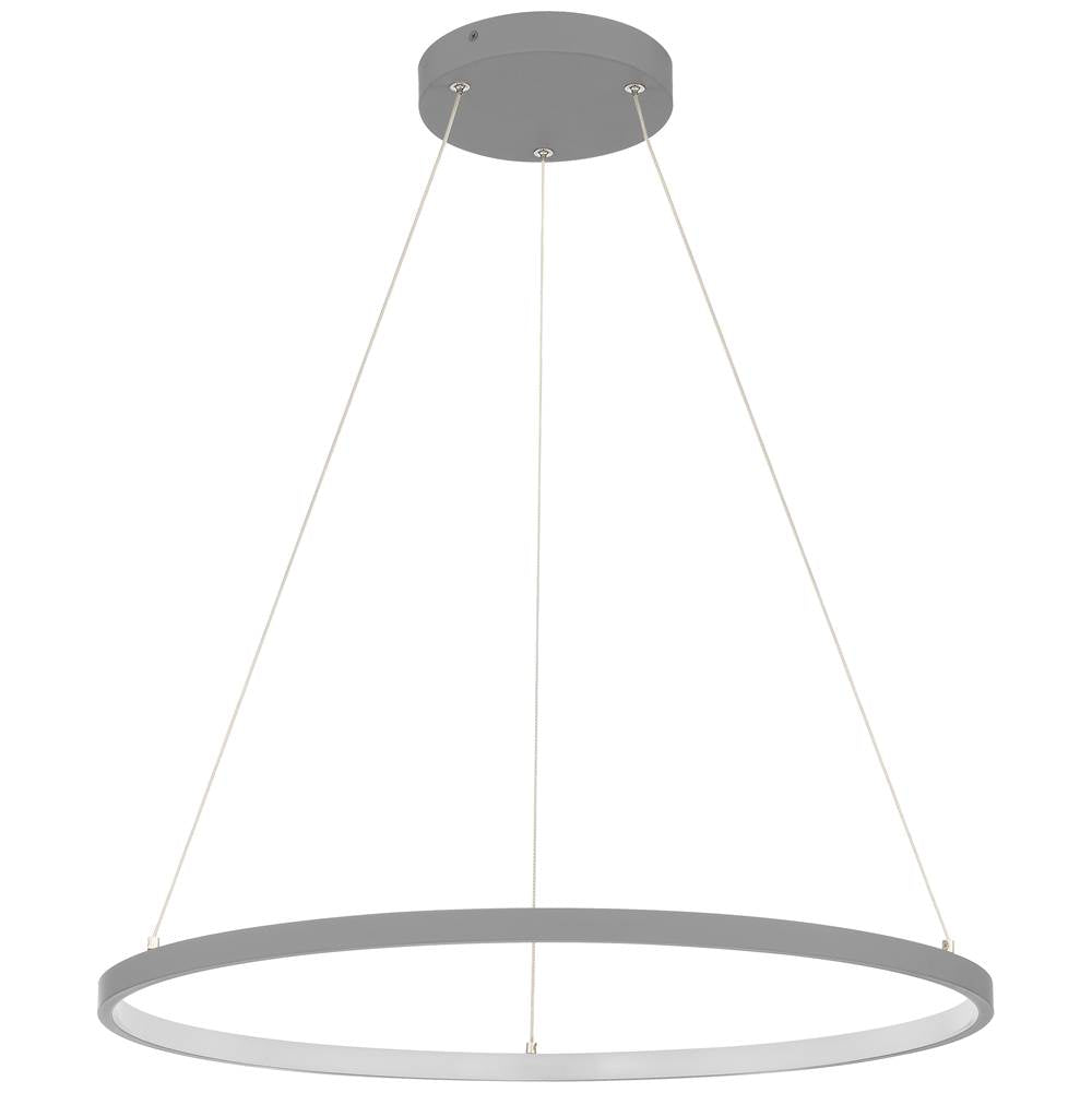 Access Lighting 52069LEDD-GRY/ACR Gray Dual Voltage Led Pendant Image 1