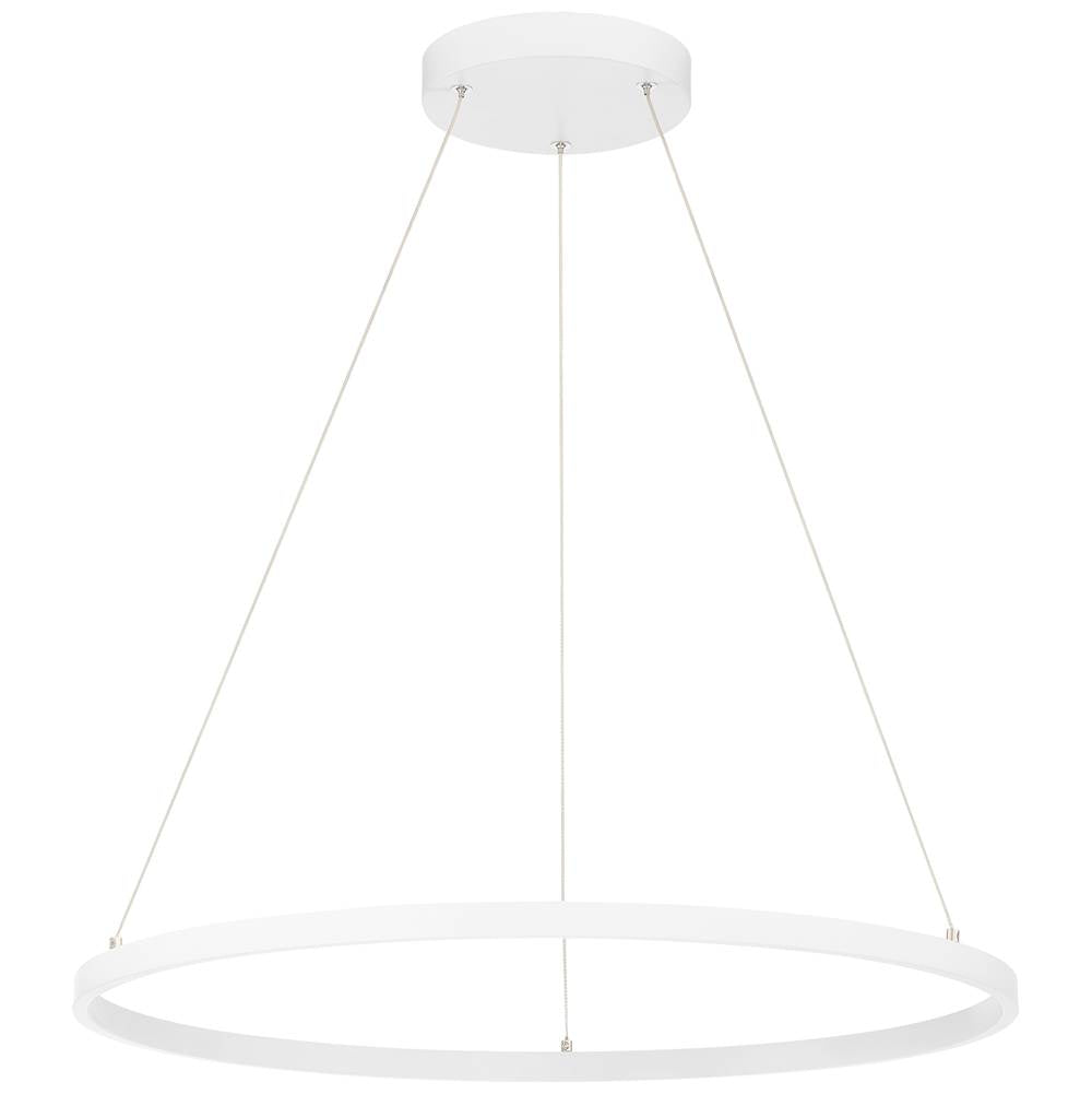 Access Lighting 52069LEDD-MWH/ACR Matte White Dual Voltage Led Pendant Image 1