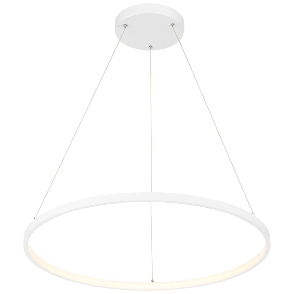 Access Lighting 52069LEDD-MWH/ACR Matte White Dual Voltage Led Pendant Image 3