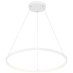Access Lighting 52069LEDD-MWH/ACR Matte White Dual Voltage Led Pendant Image 3