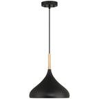 Access Lighting 52086-BL/WGN Black 1 Light Pendant Image 6