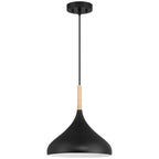 Access Lighting 52086-BL/WGN Black 1 Light Pendant Image 2