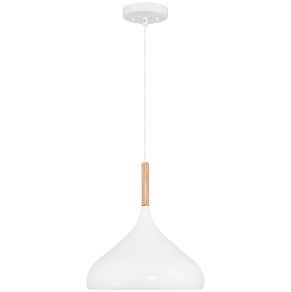 Access Lighting 52086-WH/WGN White 1 Light Pendant Image 5