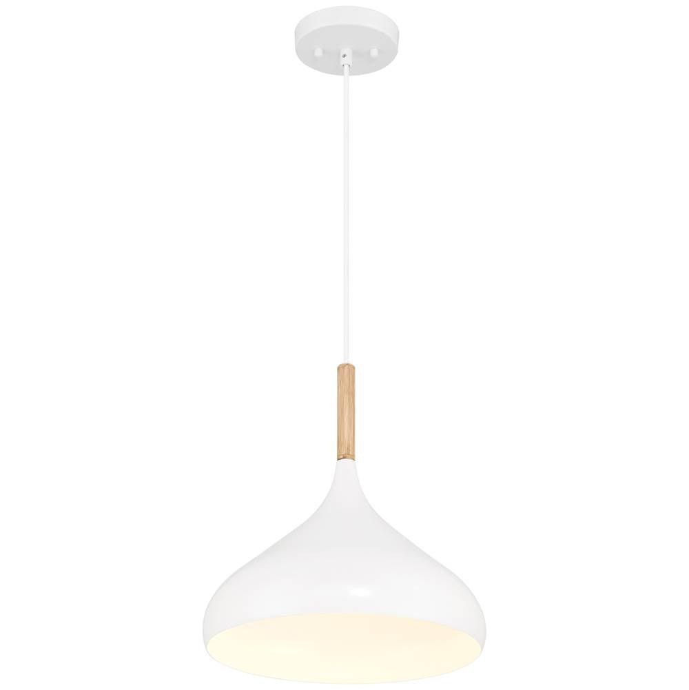 Access Lighting 52086-WH/WGN White 1 Light Pendant Image 4