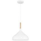 Access Lighting 52086-WH/WGN White 1 Light Pendant Image 2
