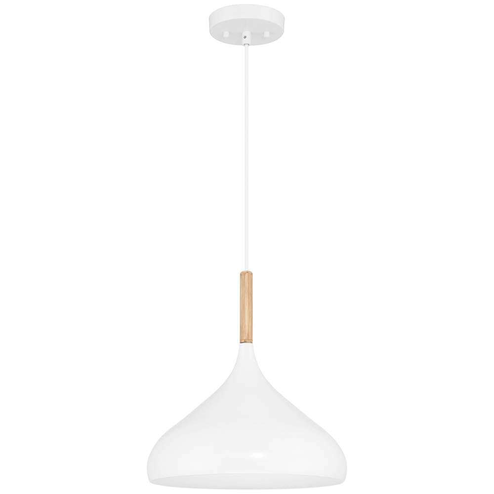 Access Lighting 52086-WH/WGN White 1 Light Pendant Image 2