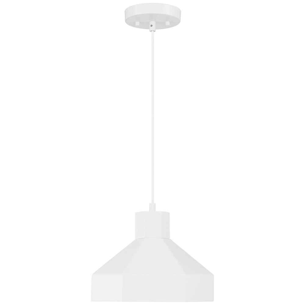 Access Lighting 52088-MWH Matte White 1 Light Pendant Image 4