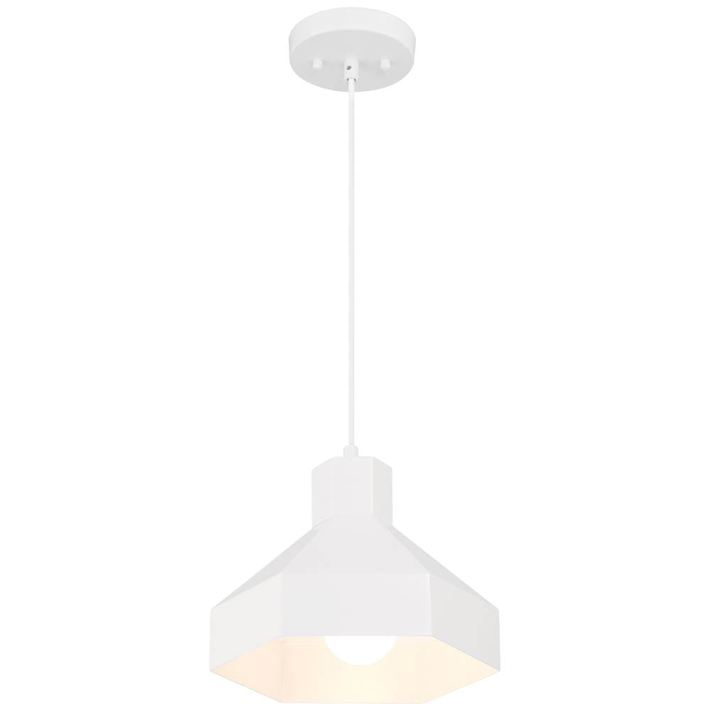 Access Lighting 52088-MWH Matte White 1 Light Pendant Image 5