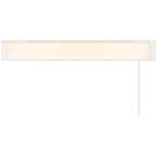 Access Lighting 61011-WH/ACR White T8 Pull Chain Wall Mount Image 6
