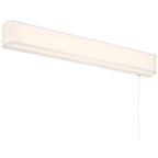 Access Lighting 61011-WH/ACR White T8 Pull Chain Wall Mount Image 5