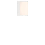 Access Lighting 61011-WH/ACR White T8 Pull Chain Wall Mount Image 4