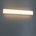 Access Lighting 61011-WH/ACR White T8 Pull Chain Wall Mount Image 2