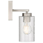 Access Lighting 61051-BS/CLR Brushed Steel 1 Light Wall Sconce Image 4