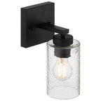 Access Lighting 61051-MBL/CLR Matte Black 1 Light Wall Sconce Image 4