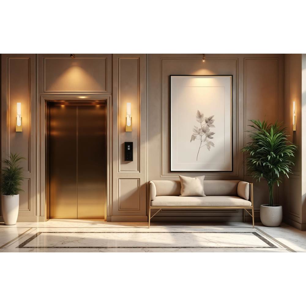 Access Lighting 61071LEDDCS-ABB/ALB Antique Brushed Brass 5cct Led Wall Sconce Image 2