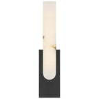Access Lighting 61071LEDDCS-BL/ALB Black 5cct Led Wall Sconce Image 6