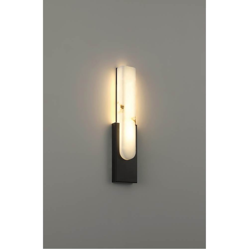 Access Lighting 61071LEDDCS-BL/ALB Black 5cct Led Wall Sconce Image 2
