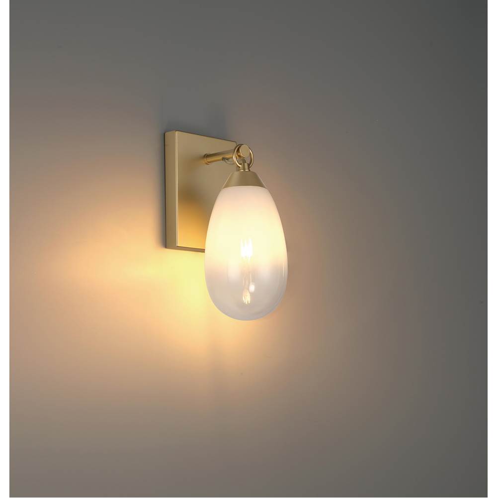 Access Lighting 61101LEDDLP-AB/CFR Antique Brass 1 Light Wall Sconce Image 2
