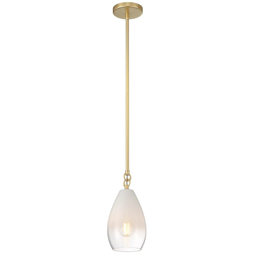 Access Lighting 61106-AB/CFR Antique Brass 1 Light Pendant Image 1