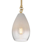 Access Lighting 61106-AB/CFR Antique Brass 1 Light Pendant Image 5