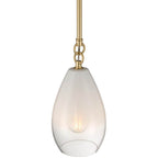 Access Lighting 61106-AB/CFR Antique Brass 1 Light Pendant Image 4