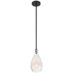 Access Lighting 61106-BL/CFR Black 1 Light Pendant Image 7