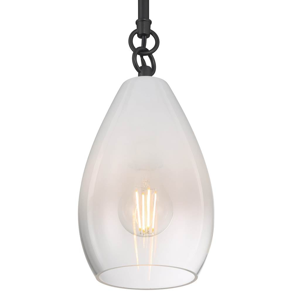 Access Lighting 61106-BL/CFR Black 1 Light Pendant Image 5