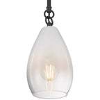 Access Lighting 61106-BL/CFR Black 1 Light Pendant Image 5