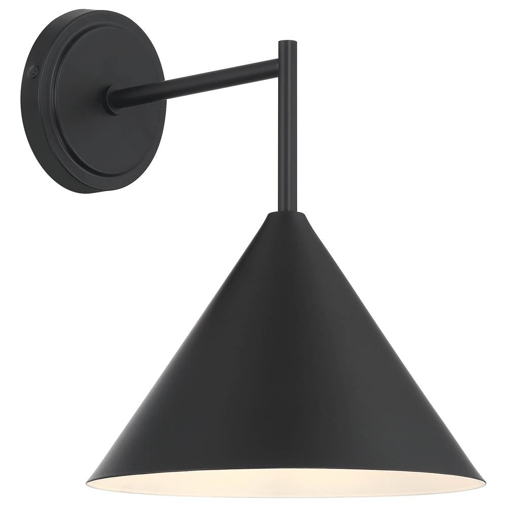 Access Lighting 61111-MBL Matte Black 1 Light Wall Sconce Image 1