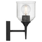 Access Lighting 62001-MBL/CLR Matte Black 1 Light Wall Sconce Image 5