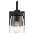 Access Lighting 62021-BL/CLR Black 1 Light Wall Sconce Image 7