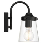 Access Lighting 62021-BL/CLR Black 1 Light Wall Sconce Image 5