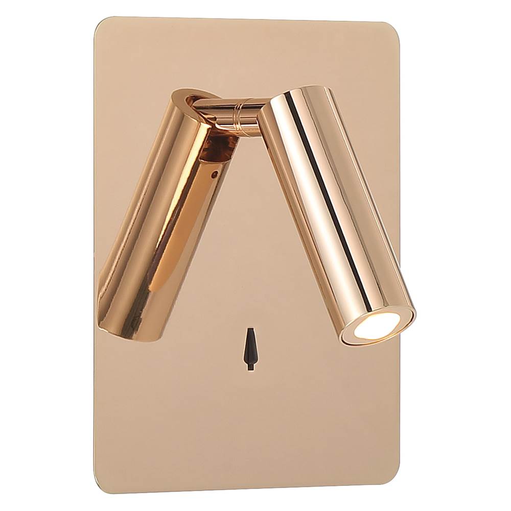 Access Lighting 62087LED-GLD Gold Villa Led Reading Light Image 1