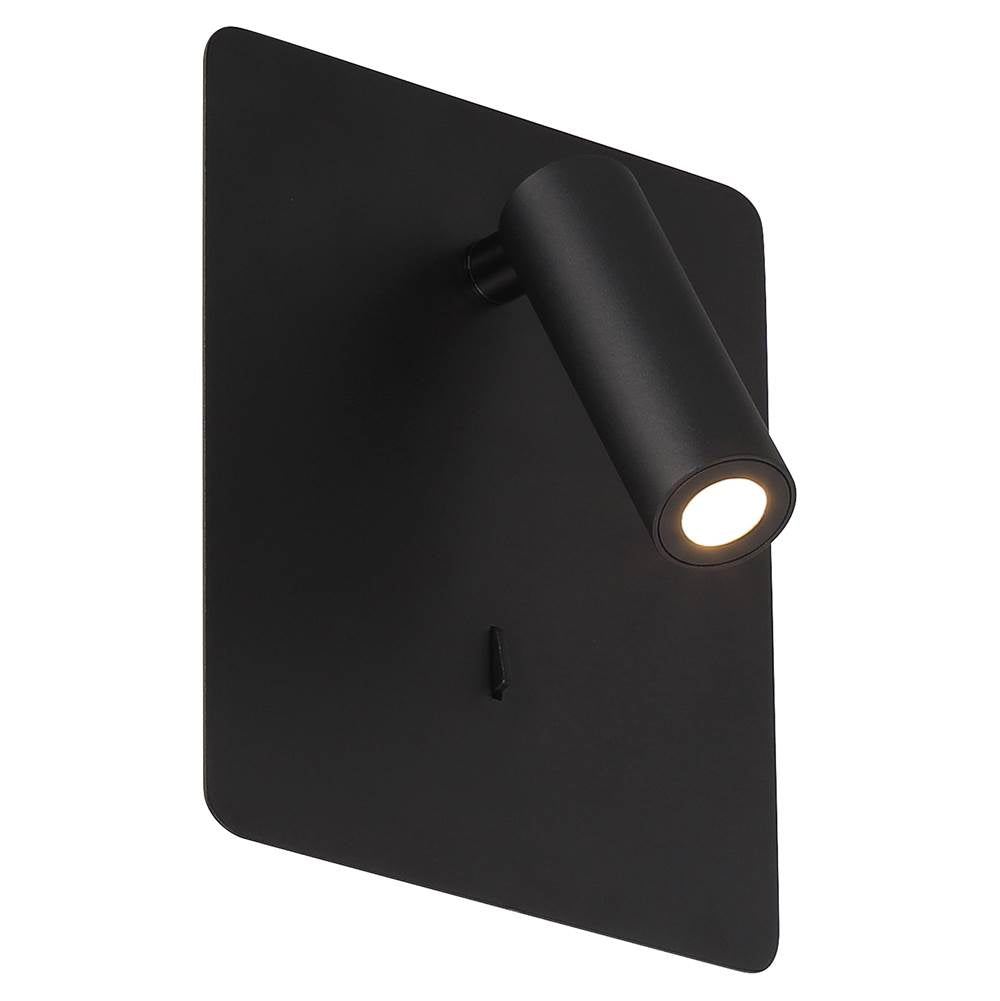 Access Lighting 62087LED-MBL Matte Black Villa Led Reading Light Image 5