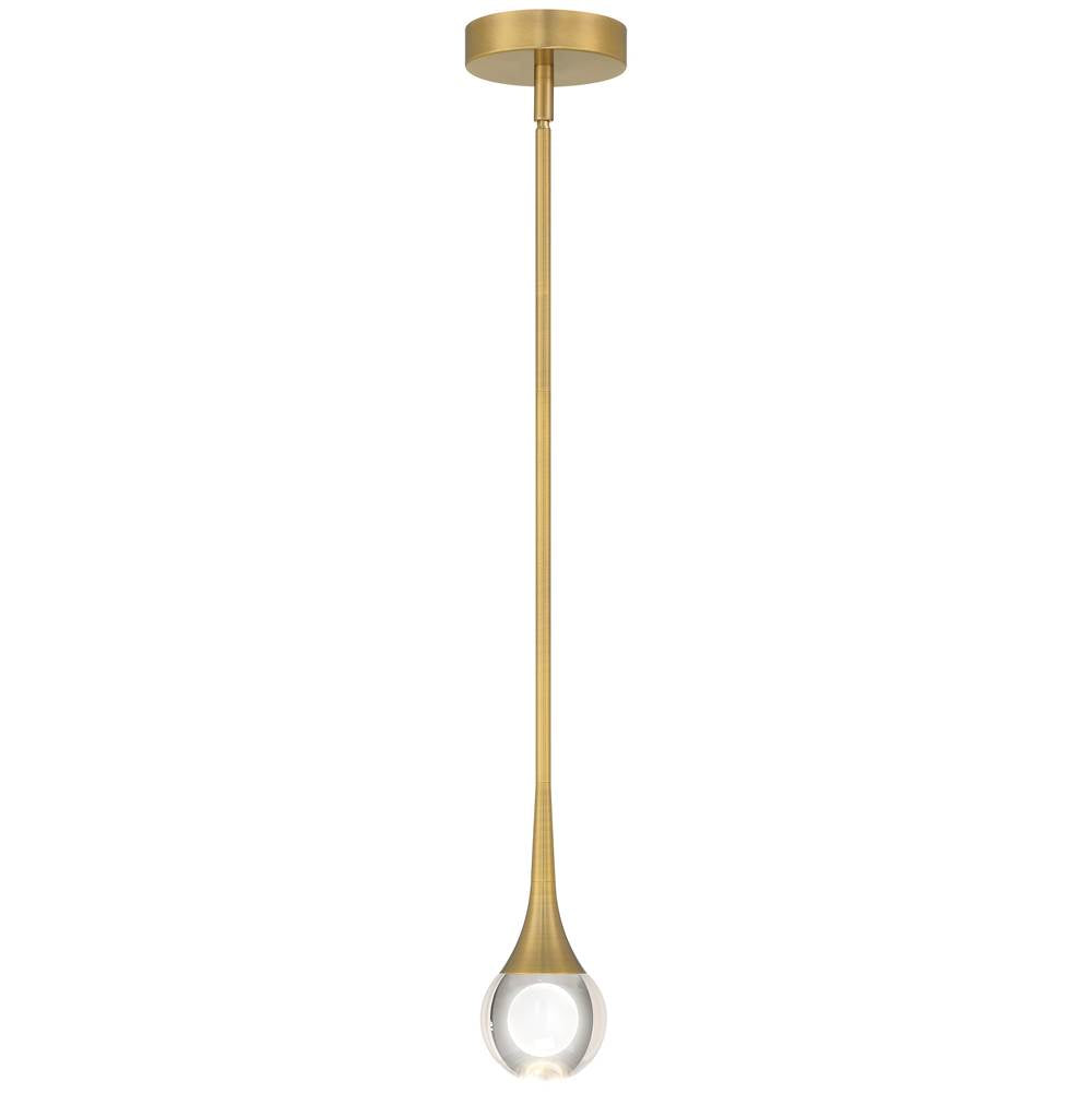 Access Lighting 62115LEDDCS-ABB/CRY Antique Brushed Brass 3cct Led Pendant Image 6