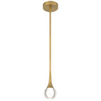 Access Lighting 62115LEDDCS-ABB/CRY Antique Brushed Brass 3cct Led Pendant Image 4