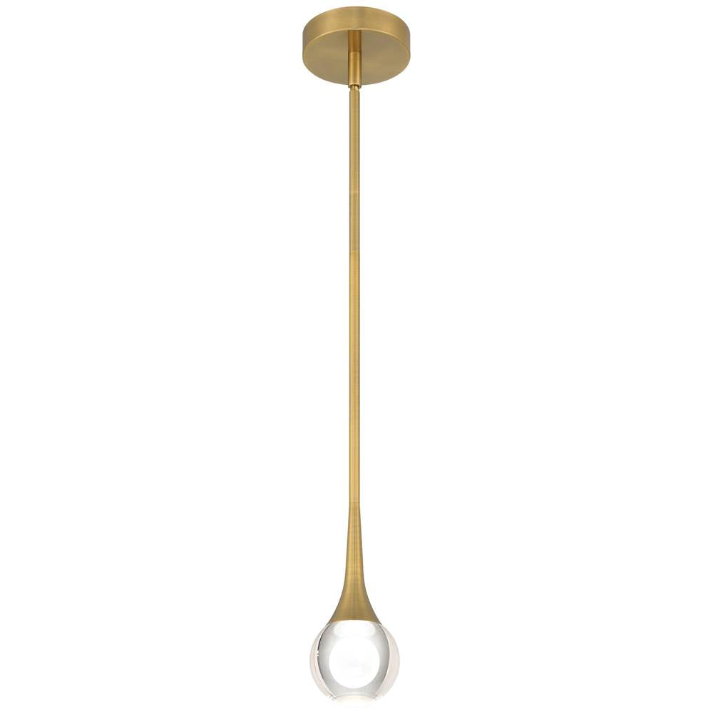 Access Lighting 62115LEDDCS-ABB/CRY Antique Brushed Brass 3cct Led Pendant Image 4